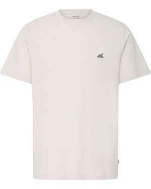 Solid Rundhalsshirt Sduwe - Weiß