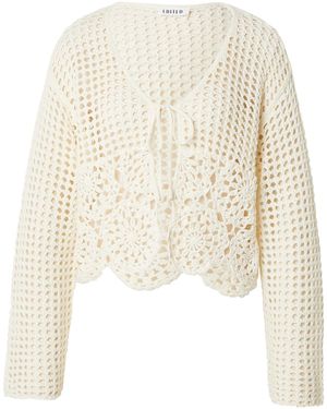 EDITED Strickjacke Jean - Weiß