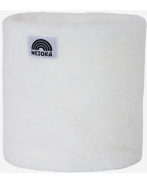WESORA GmbH Schlauchschal Fluffy - Weiß