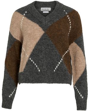 ROUGE EDIT Strickpullover - Schwarz