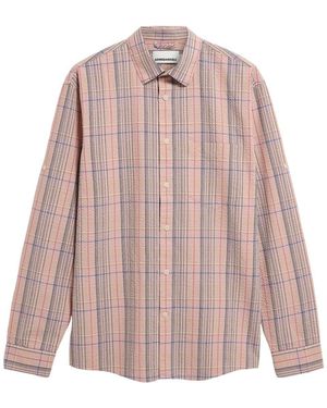 ARMEDANGELS Hemd Big Check - Pink