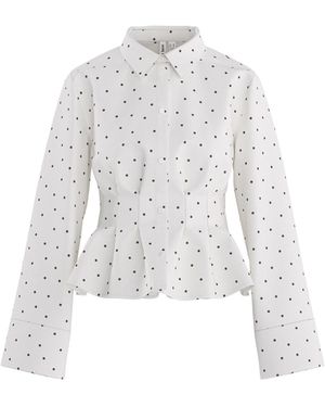 HYPEDROP Bluse Dundine - Weiß