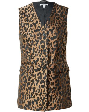 TOPSHOP – jacquard-weste - Mettallic