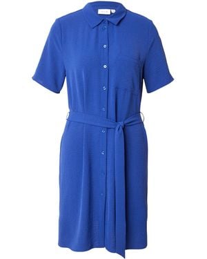 Vila Blusenkleid 'Vijosa' - Blau