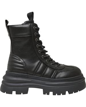 Buffalo Schnürstiefel - Schwarz