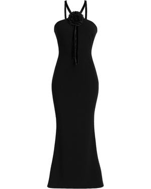 Goddiva Maxikleid - Schwarz