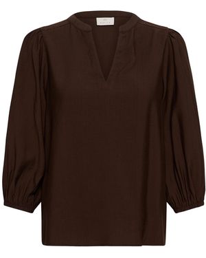 Kaffe Bluse Kaalberta - Braun