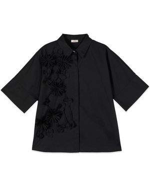 Oltre Bluse - Schwarz