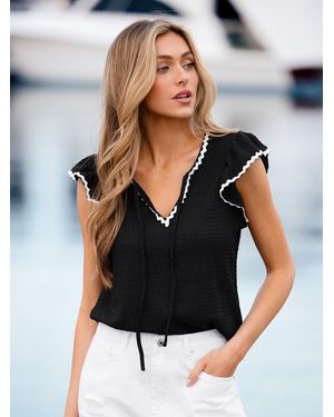 CUPSHE Top - Schwarz