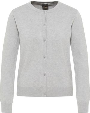 DreiMaster Klassik Strickjacke 'Malegnano - Grau