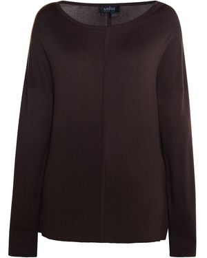 usha BLACK LABEL Pullover 'Nowles' - Braun