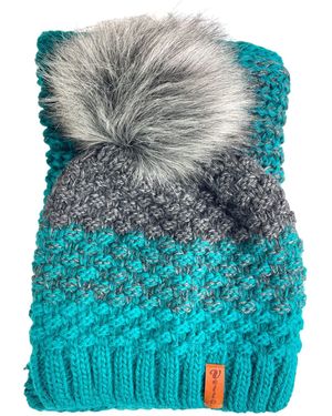 Kumixi Mütze Set: Mütze & Loop Schal - Blau