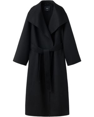Mango Mantel Batin - Schwarz