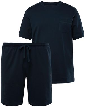 JP1880 Pyjama Kurz - Blau