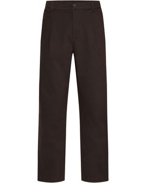Solid Chinohose Sdliam Pleat Elast - Schwarz
