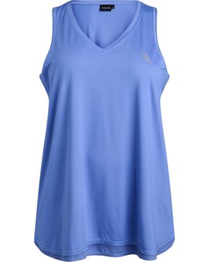 Active By Zizzi Sporttop Abasic - Blau