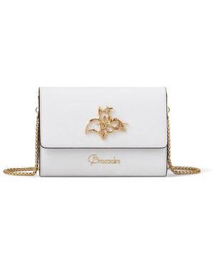 Braccialini Clutch Lady Gatto Silvestro - Weiß