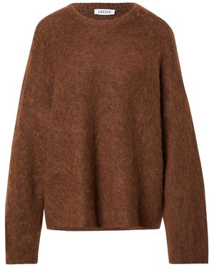 EDITED Pullover Aus Wollmix Bailee - Braun