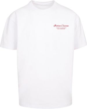 Merchcode Shirt Al Dente Per Favore - Weiß