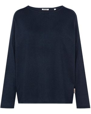 SENSES.THE LABEL Feinstrick-Pullover Mit Großzügiger Ärmelweite - Blau