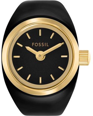 Fossil Ringuhr - Schwarz