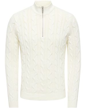 Only & Sons Pullover Onskim - Weiß