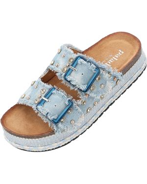Palado by Sila Sahin Pantolette - Blau