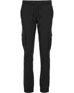 Threadbare Lange Cargohose Prince - Schwarz