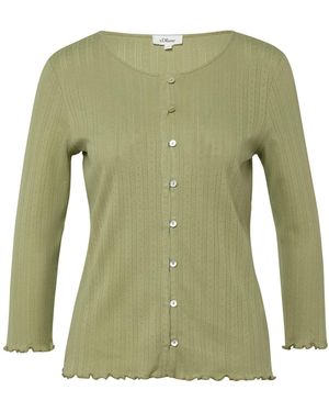 S.oliver Strickjacke - Grün