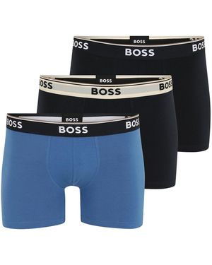 BOSS Boxershorts Power - Blau