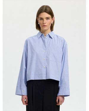 SELECTED Bluse Slwdannie - Blau