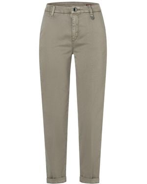 M·a·c Chinohose Chino 3075-00-0431L 657R Mud Ppt - Grau