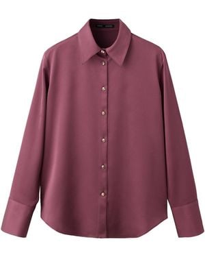 Mango Bluse Ideale - Lila