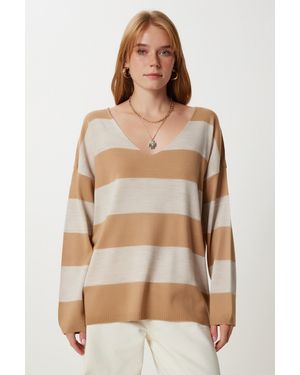 Happiness İstanbul Happiness Stanbul Pullover - Natur