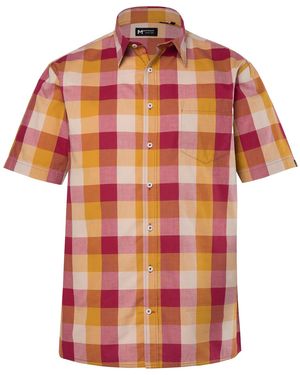 Men Plus Hemd - Orange