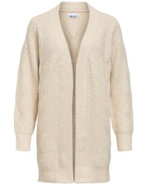Object Strickjacke Objsally - Natur