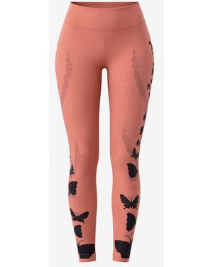 LEAFLETIC Leggings Long Length Legging - Rot