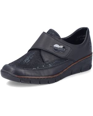 Rieker Slipper 537C0 - Blau