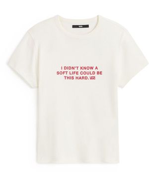 Vans T-Shirt Soft Life - Weiß
