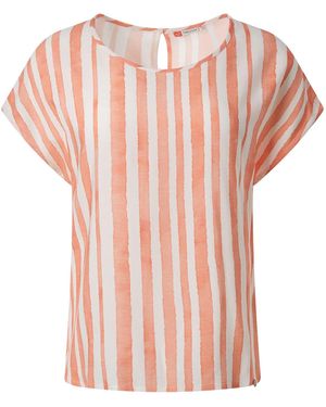 Timezone Kurzärmliges Oversize Shirt Casual - Pink