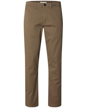 SELECTED Hose Slhmiles Flex - Natur