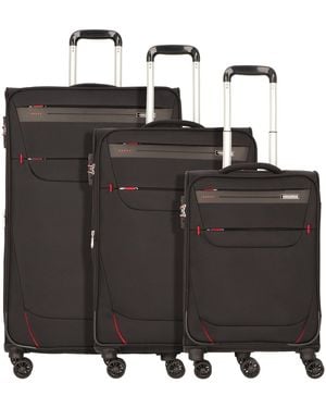 WORLDPACK Kofferset Denver - Schwarz