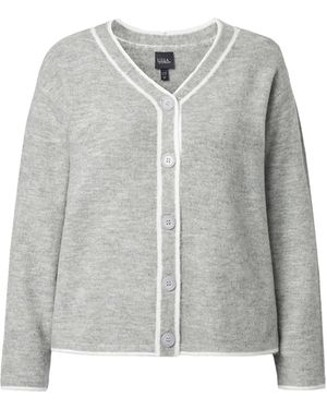 Ulla Popken Strickjacke - Grau