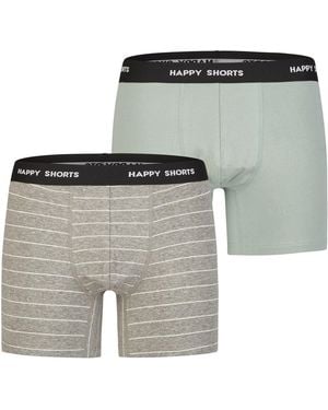 HAPPY SHORTS Retro Boxer Classic - Grau
