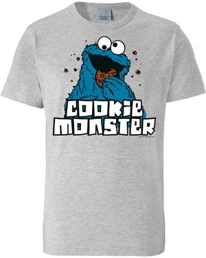 Logoshirt T-Shirt 'Krümelmonster' - Grau