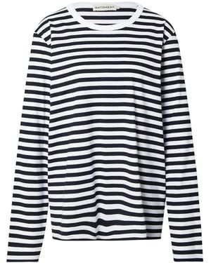 Marimekko Shirt Tasaraita - Blau