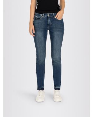 M·a·c Jeans Dob Koll Hosen D658 Authentic Open Hem - Blau