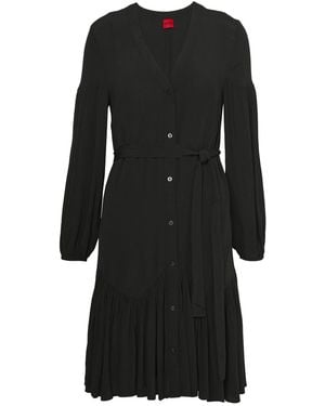 HUGO Kleid Kawarda-1 - Schwarz