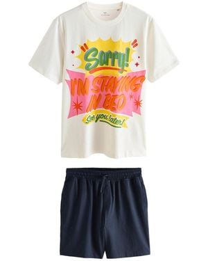 Next Pyjama - Weiß