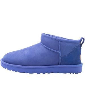 UGG Boots Classic Ultra Mini - Blau